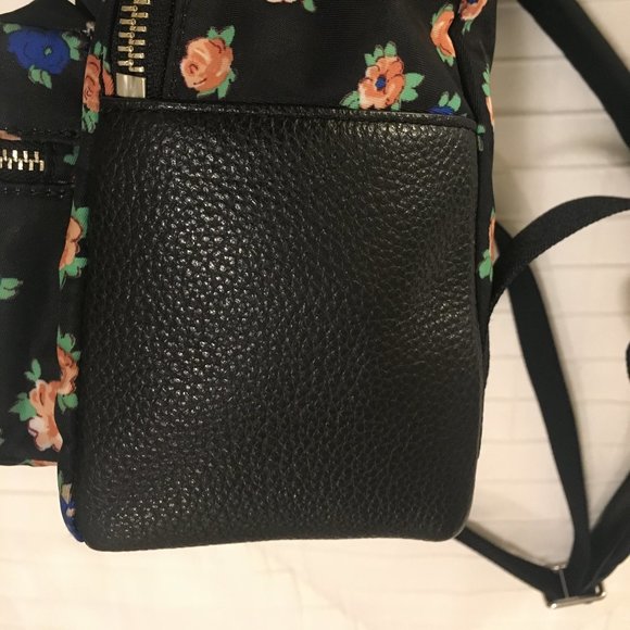 Coach Mini Charlie Tea Rose Floral Print